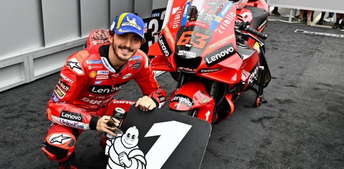 Bagnaia sumó la cuarta pole del año en Assen