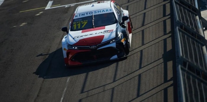 Matías Rossi salió a pista en Velopark