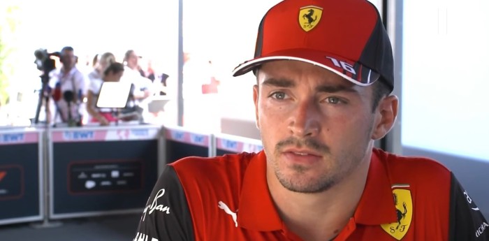 VIDEO: la dura declaración de Charles Leclerc tras el golpe en el GP de Francia