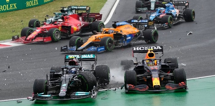 F1: un accidente multiple y una insólita victoria que marcó al GP de Hungría 2021