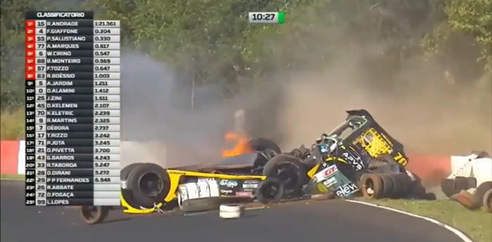 VIDEO: escalofriante accidente en la Copa Truck de Brasil