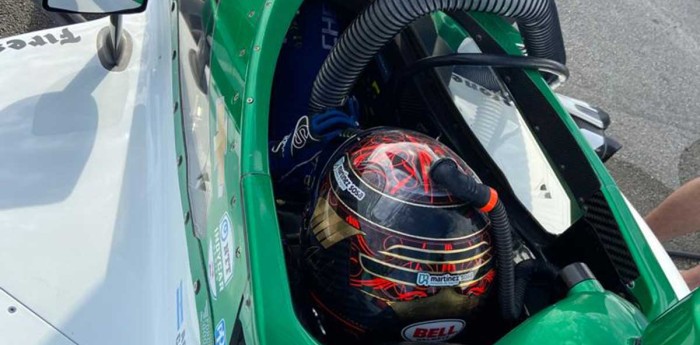 VIDEO: Agustín Canapino ya gira con el IndyCar del Juncos Racing en Sebring