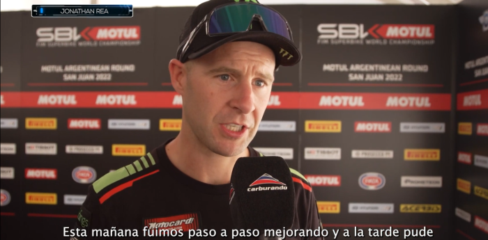 VIDEO: Jonathan Rea con Carburando: "Sacamos mucha información y tenemos para pelear mañana"