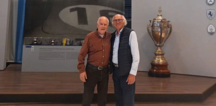 Una visita ilustre: Carlos Bianchi recorrió el Museo Fangio