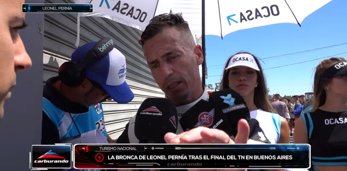 VIDEO: Leonel Pernía furioso tras la final del Turismo Nacional: "Somos unos pelotudos"