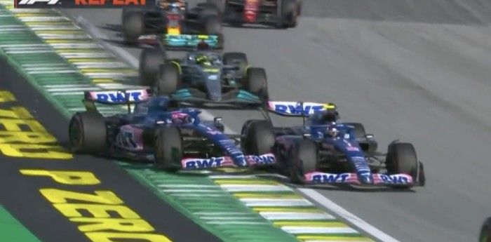 VIDEO: Fernando Alonso furioso con Esteban Ocon tras el Sprint de F1 en Brasil