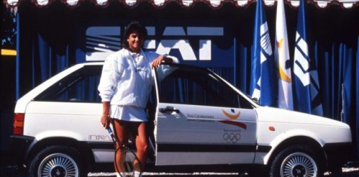 Gabriela Sabatini tuvo su auto especial