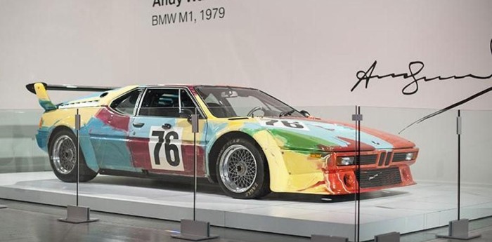 Obra de arte: el histórico auto deportivo de Andy Warhol que fue vandalizado en Milán