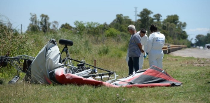 Fatal accidente aéreo en La Plata