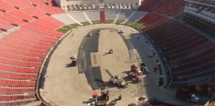 ¿Cómo se acondiciona un estadio para recibir al NASCAR?