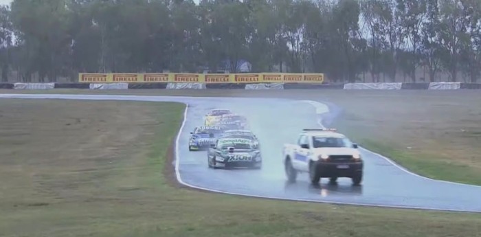 La lluvia sembró el caos en el TC Pista Mouras