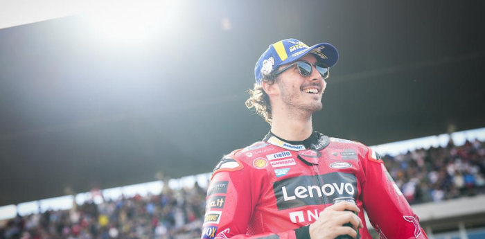 Pecco Bagnaia: "Si gano, me gustaría hacer un tributo a la Selección Argentina"