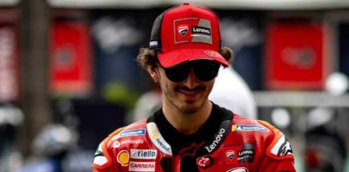 MotoGP en Argentina: Bagnaia lideró el último ensayo con piso húmedo