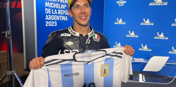 El piloto que vio la final del mundial con Valentino Rossi y es fanático de la Selección Argentina