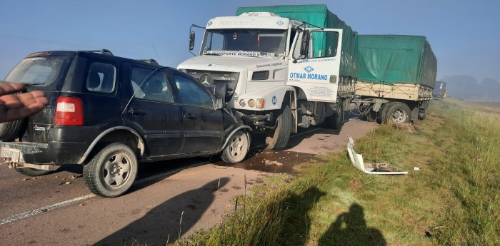 Ruta 3: chocaron 10 vehículos en un accidente en cadena