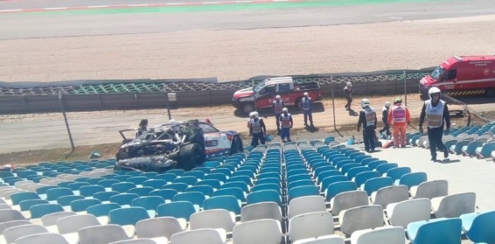 WEC: un auto salió volando y terminó en la tribuna de Portimão