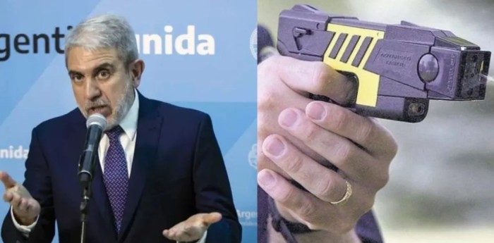 Pistolas Taser: el Gobierno y el Ministerio de Seguridad aprobaron el protocolo