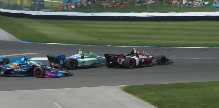 IndyCar: el toque entre compañeros de equipo que benefició a Canapino