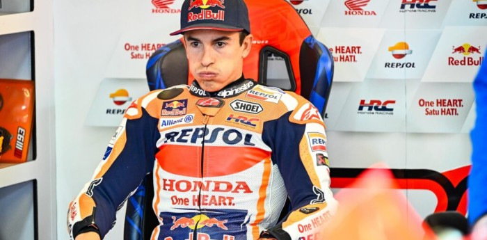 Marc Márquez: "Prefiero una carrera así y terminar en el piso, a conformarme con un puesto 10"