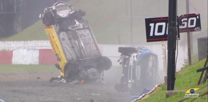 Tremendo accidente en el TN de Brasil