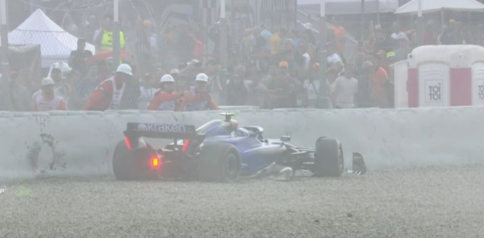 F1: bandera roja en la última práctica del GP de Barcelona