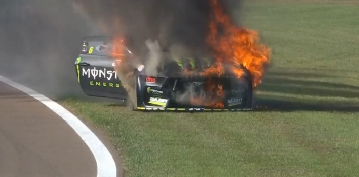 ¡Impactante! Fuego y susto en el Supercars Championship