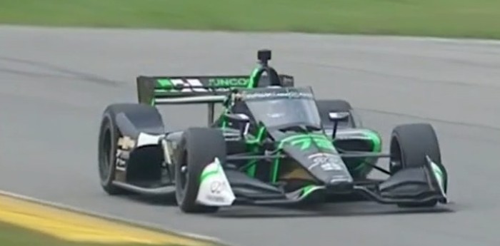 IndyCar: Canapino ya está girando en el entrenamiento de Mid-Ohio