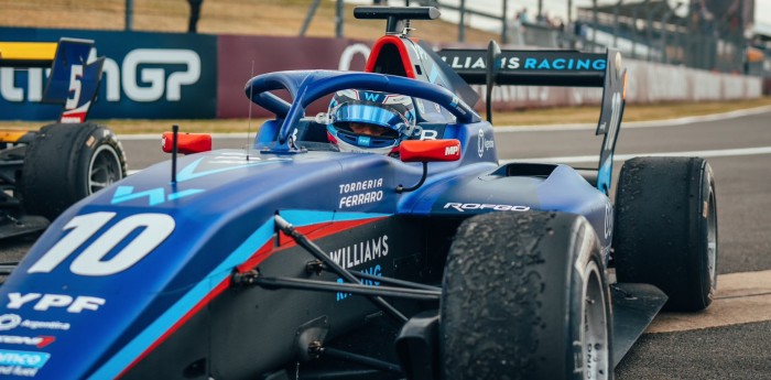 Colapinto fue octavo en la carrera final de la F3 en Silverstone