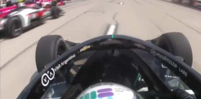 ¡Cuidado! Agustín Canapino y un momento tenso en los boxes de Iowa