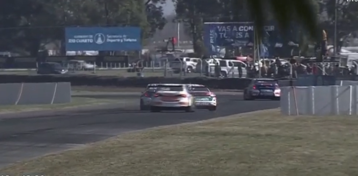 TC2000: el toque de Valle que dejó a Mariano Pernía fuera de carrera