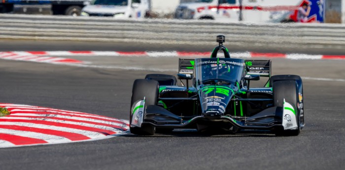 IndyCar: Canapino completó el último entrenamiento en Portland