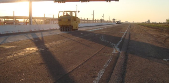 Trabajos importantes en el autódromo de 9 de Julio  