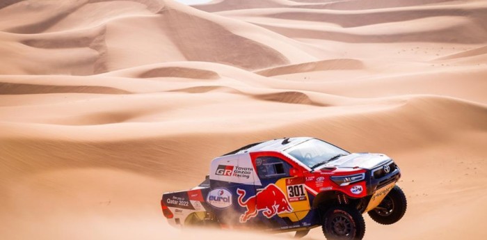 Al-Attiyah ganó la etapa 4 y se escapa en la general