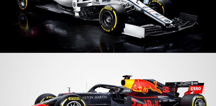 Los colores verdaderos de Red Bull y Alfa Romeo