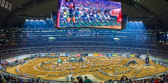 AMA Supercross: te mostramos la pista de Arlington