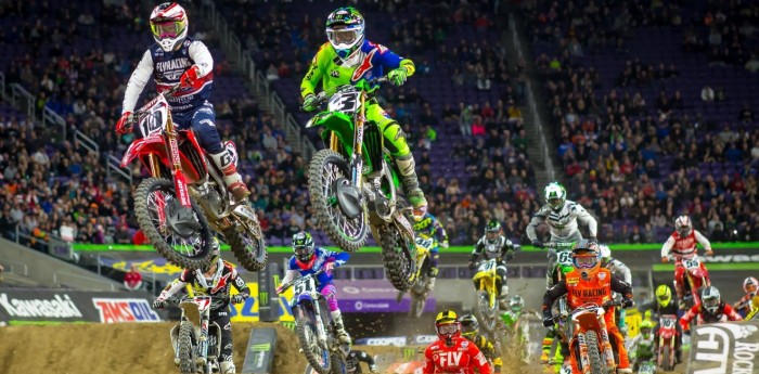 AMA Supercross: Eli Tomac y Jeremy Martin dominan en Minneapolis