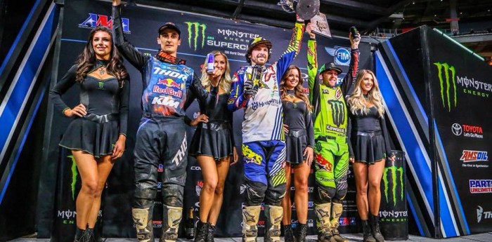 AMA Supercross: Jason Anderson gana en Atlanta y aumenta su ventaja