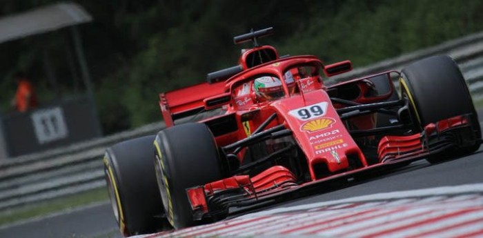 Ferrari adelante en los test comunitarios de Hungría