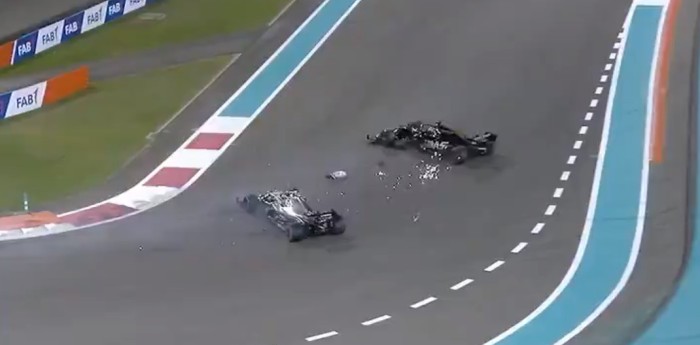 Bottas chocó pero igualmente lideró el segundo ensayo