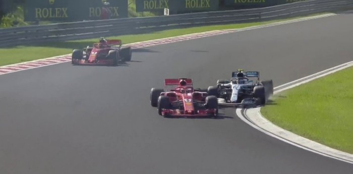 El porqué no se sancionó el incidente entre Vettel y Bottas en Hungría