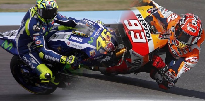 Todo entre Márquez y Rossi