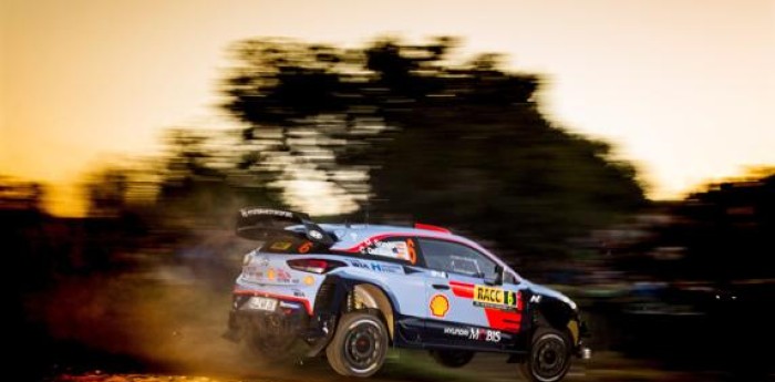 Dani Sordo pasó a liderar el Rally de España, pinchó Tanak