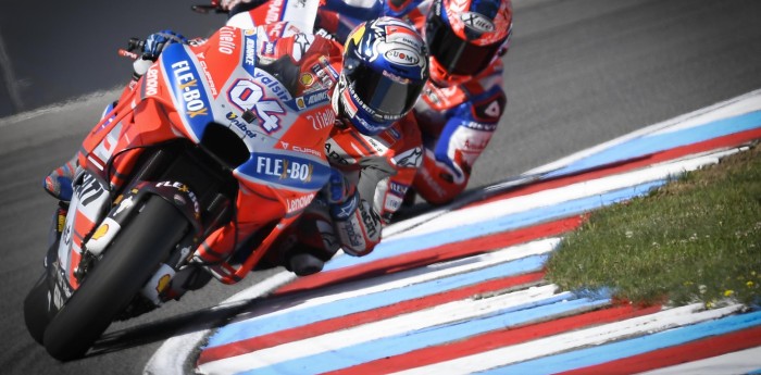 Dovizioso se lució en Brno y se quedó con la pole