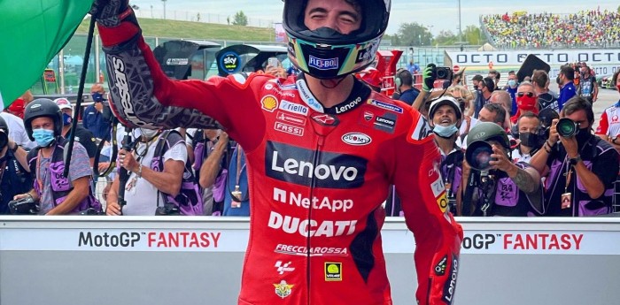 Bagnaia: "Sabía que iba a sufrir en el final"