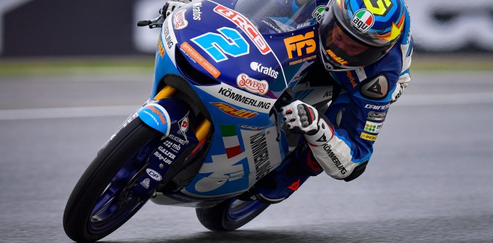 Gabriel Rodrigo logró la pole position en Moto 3