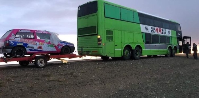 Viajó 2500 km, chocó su motorhome, hizo una colecta y debutará a nivel nacional