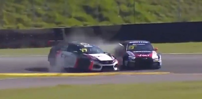 Fuerte golpe entre Reis y Baptista en el TCR South America