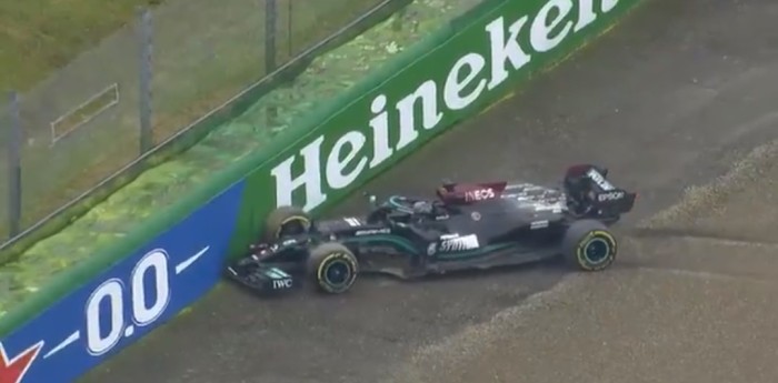 El momento que puso en jaque la carrera de Hamilton