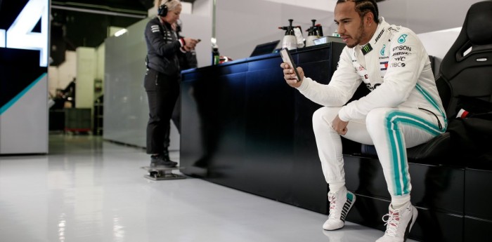 A Hamilton no le preocupa ver a Ferrari por delante