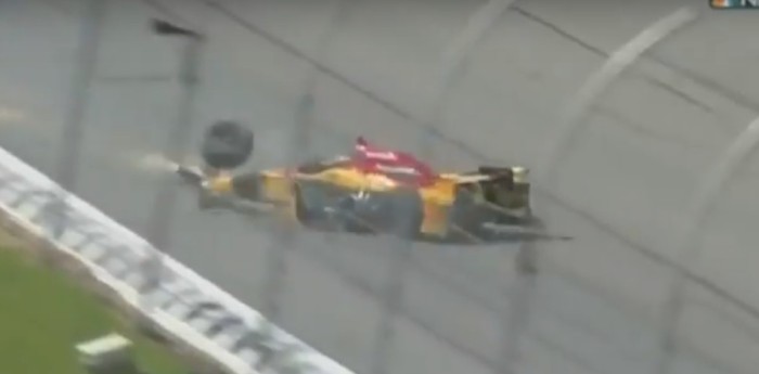 Hunter-Reay también se accidenta en Pocono